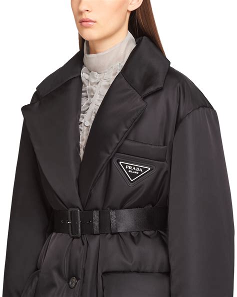 ladies prada coat|prada nylon jacket women's.